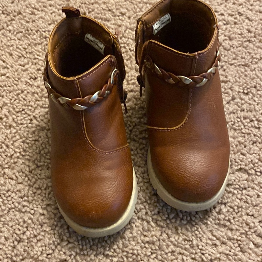 Toddler Girl Boot Shoes Brown